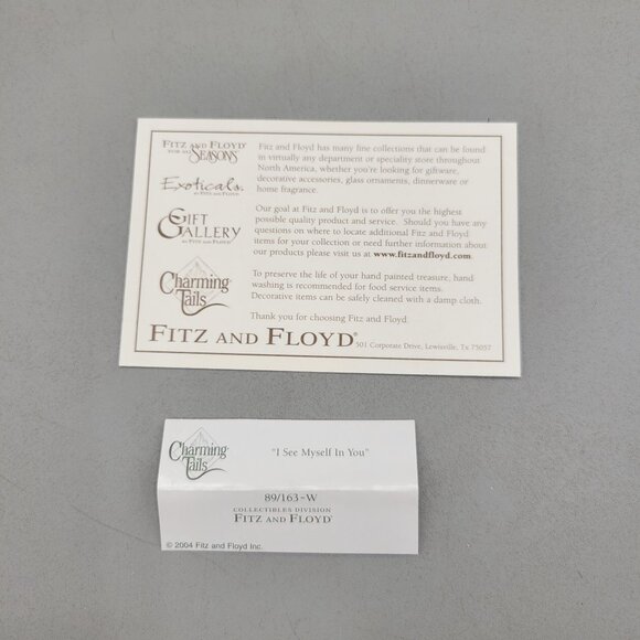 Charming Tails I See Myself In You Mouse Figurine Reflective Ball Large - Picture 6 of 9